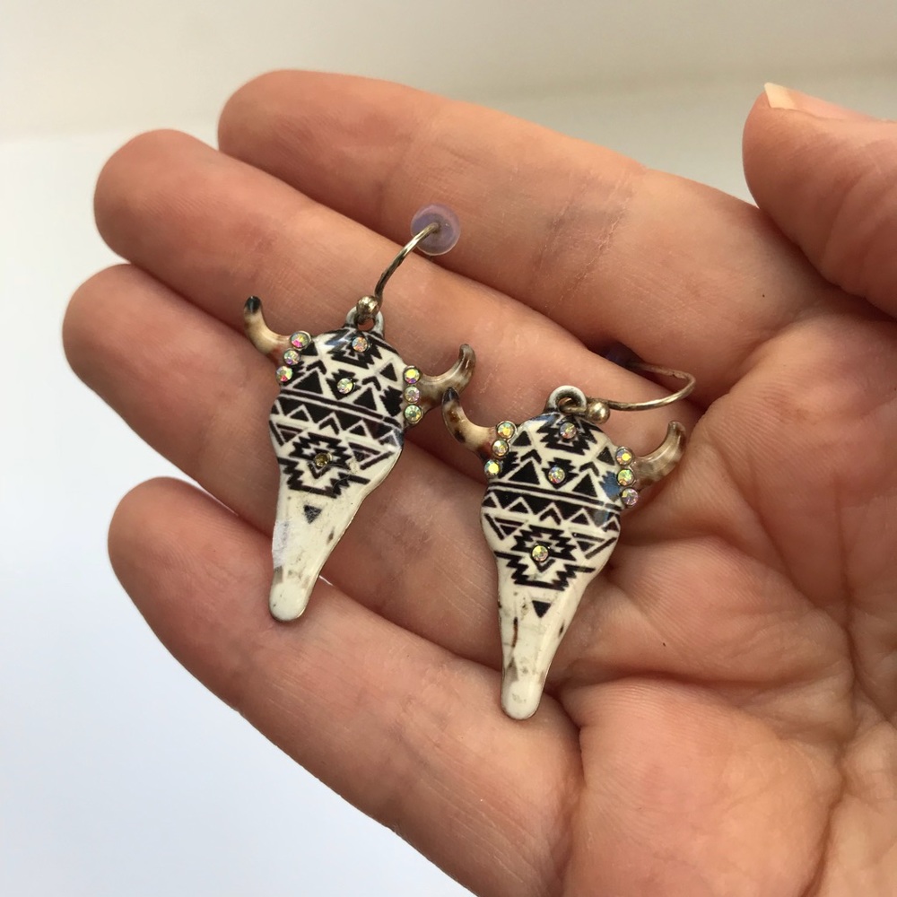 Longhorn earrings